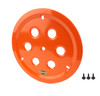 Wheel Cover Hole Vent Alum Bolt 15in Orange