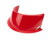 Air Deflector Hood 6in Tall Red