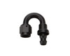 Pushlock Hose End Black 180 Deg Elbow -6