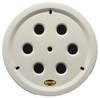 Wheel Cover Hole Vent Alum Bolt 15in White