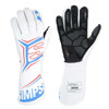Glove Magnata Large White / Blue SFI 3.5/5