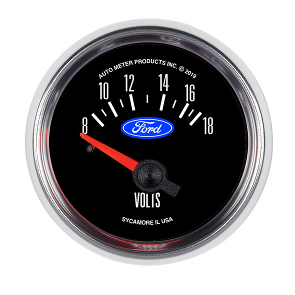 Autometer 2-1/16 Voltmeter Gauge 18-Volt 880823