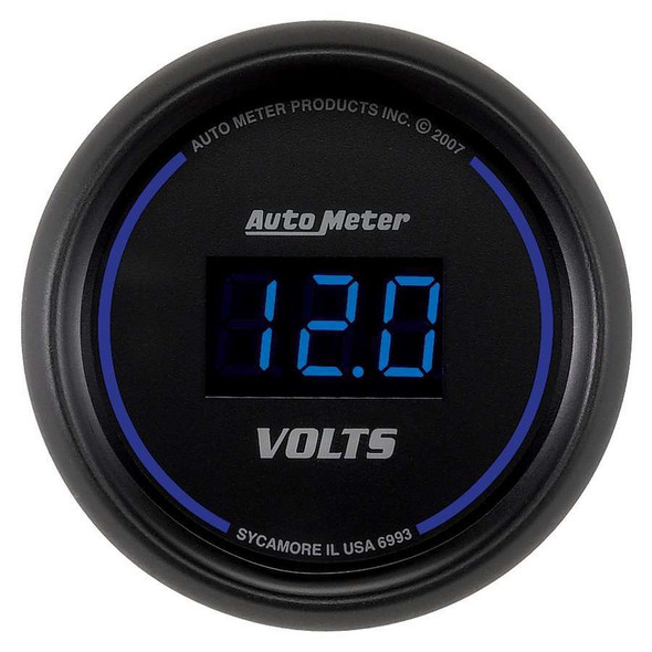 Autometer 2-1/16 Cobalt Voltmeter Gauge 6993