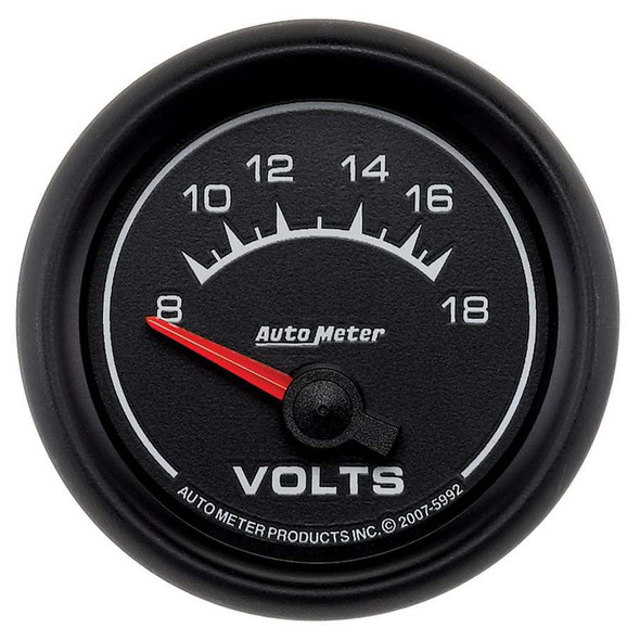 Autometer 2-1/16 Es Voltmeter Gauge - 8-18 5992