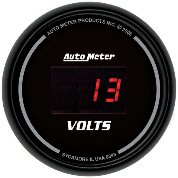 Autometer 2-1/16In Dg/B Voltmeter Gauge 6393