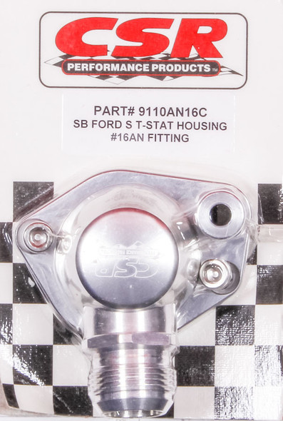 Csr Performance Sbf Swivel Thermostat Housing - Clear 9110An16C