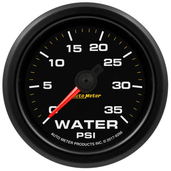 Autometer 2-1/16 Gauge Water Press 0-35Psi 9266