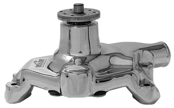 TUFF-STUFF SBC Alum. Short Water Pump Polished 5/8in 1394NB