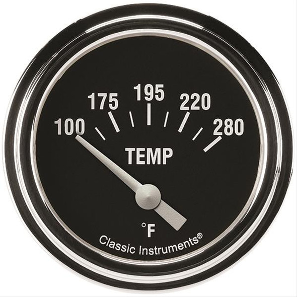 Classic Instruments Hot Rod Temperature Gaug E 2-5/8 Short Sweep Hr226Slf-08