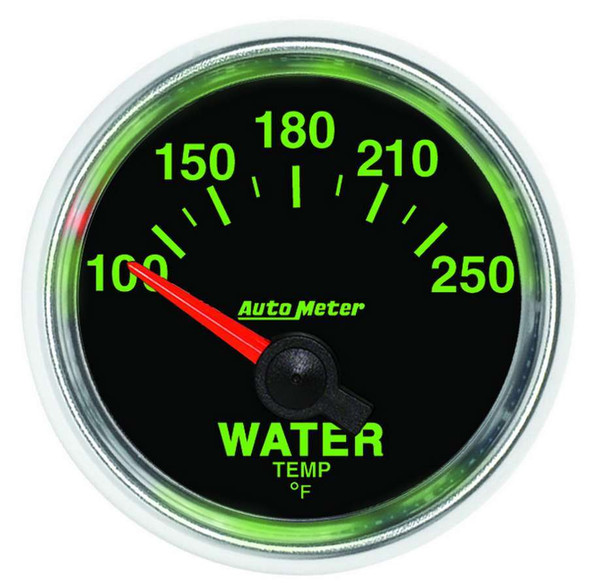 Autometer 2-1/16 Gs Water Temp Gauge - 100-250 3837