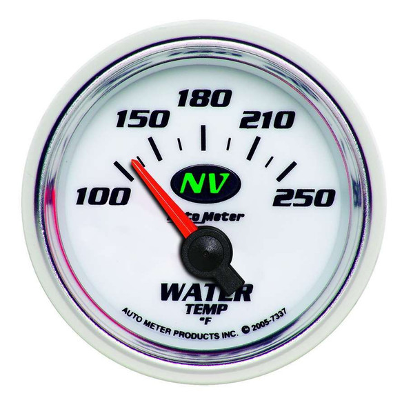 Autometer 2-1/16In Nv/S Water Temp Gauge 100-250 7337