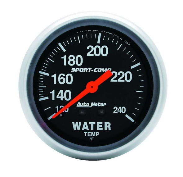 Autometer 120-240 Water Temp Gauge  3433