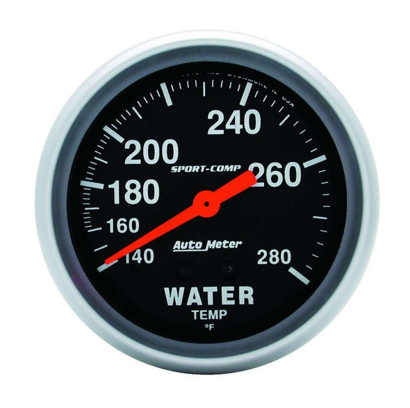Autometer 140-280 Water Temp Gauge  3431