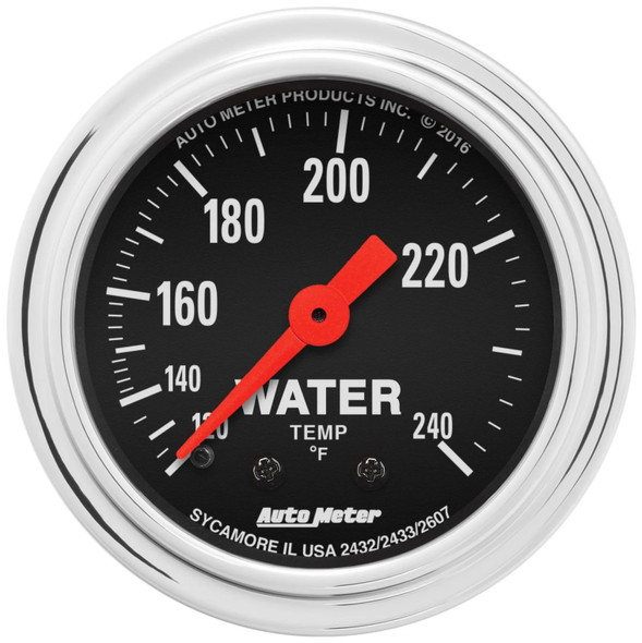 Autometer 120-240 Water Temp Gauge  2432