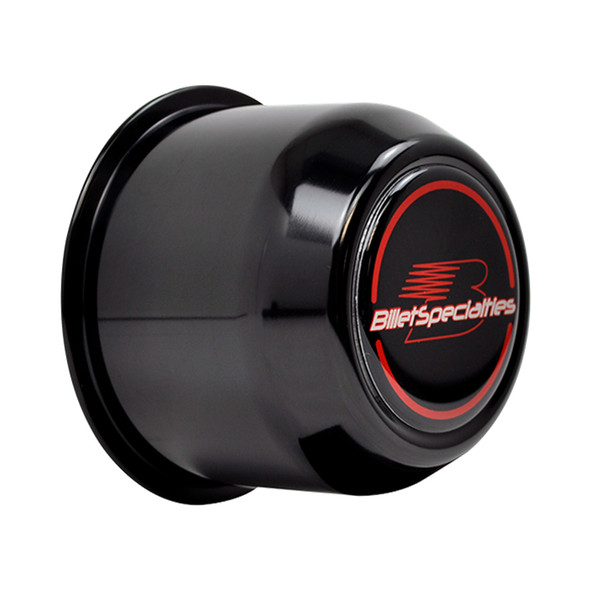 Billet Specialties Center Cap Push Tru 3.2 90 Cb Black 2-1/2In Tall 999084B