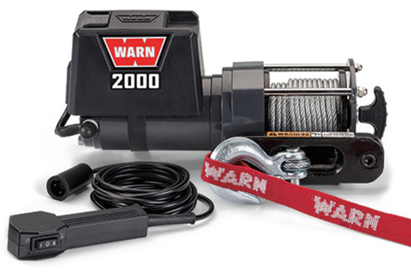 Warn Dc2000 Winch 2000Lb W/Hawse Fairlead 92000