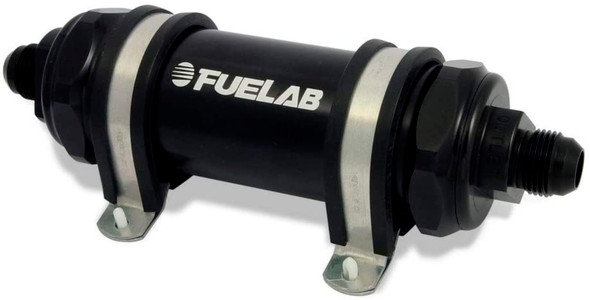 Fuel Filter In-Line 5in 40 Micron Stainless 6AN
