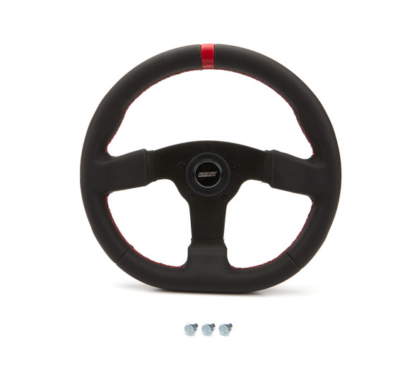 D Steering Wheel Red Center Strip