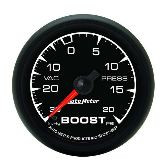 Autometer 2-1/16 Es Boost/Vacuum Gauge - Hg/20Psi 5907