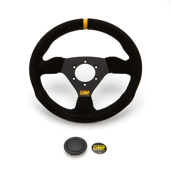 Steering Wheel Trecento Black Suede Leather