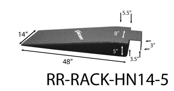 Hook Nosed Ramps 14in Wide x 5in High