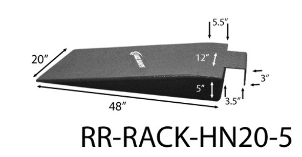 Race Ramps Hook Nosed Ra mps 20in Wide 5in High