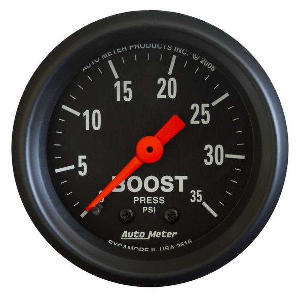Autometer 2-1/16In Z-Series Boost Gauge 0-35Psi 2616