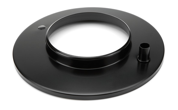 Air Cleaner Base 10in Flat Style Black