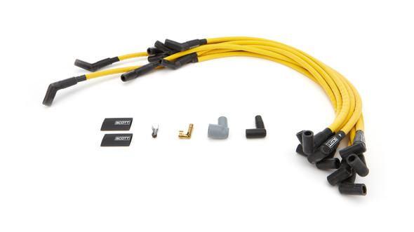 BBC Spark Plug Wire Set 90-Degree - Yellow