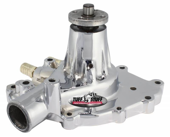TUFF-STUFF Ford Water Pump Pass Side Inlet Chrome 1432AA