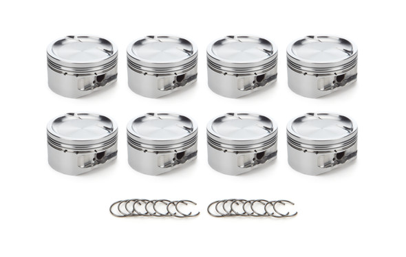 SBF Dished Piston Set 4.125 Bore - 34.2cc