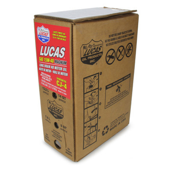 Synthetic SAE 15W40 CK-4 Oil 6 Gallon Bag In Box