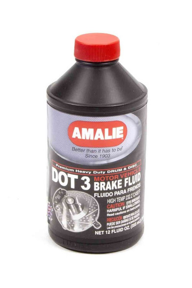 Amalie Dot 3 Brake Fluid 12 Oz  Ama65031-92