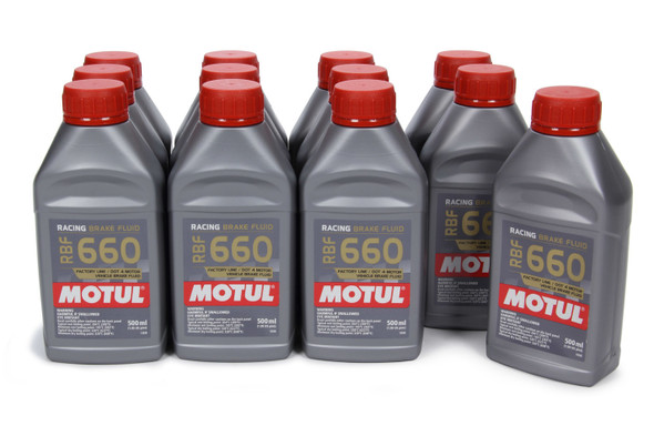 Motul Usa Brake Fluid 660 Degree Case/12-1/2 Liter 101667