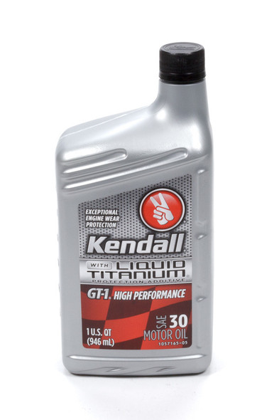 Kendall 30w Gt-1 Hi Perf Oil 1qt