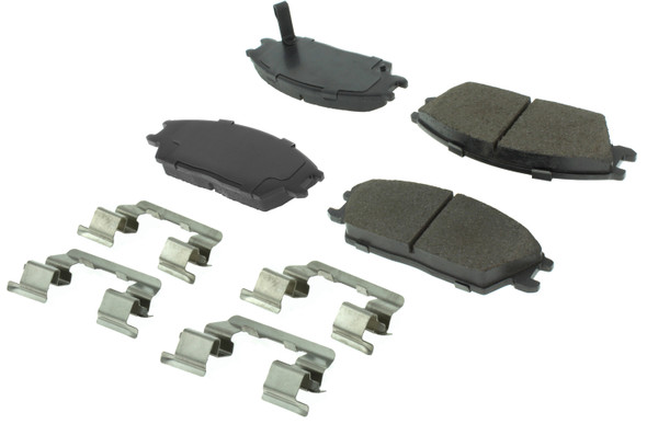 Centric Brake Parts Posi-Quiet Semi-Metallic Brake Pads With Hardwar 104.044