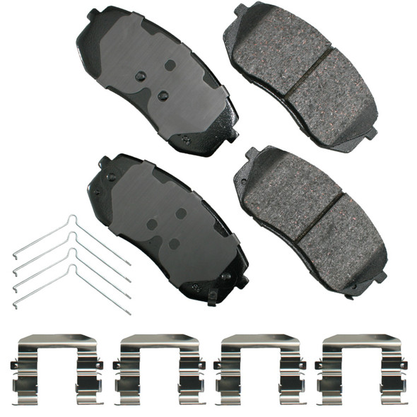 Akebono Brake Corporation Brake Pad Hyundai Sonata 15-19 Optima 16-19 Act1826