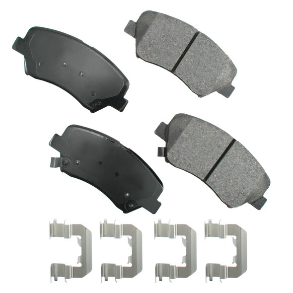 Akebono Brake Corporation Brake Pad Front Hyundai Elantra 11-16 Coupe 13- Act1543A