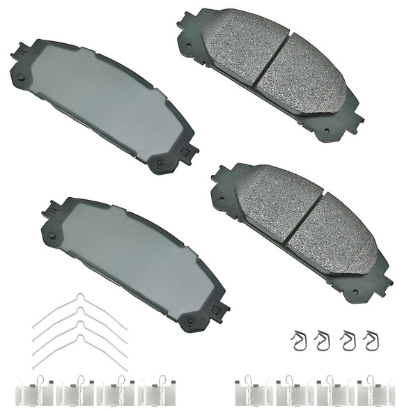 Akebono Brake Corporation Brake Pad Front Lexus Nx200T 15-17 Nx300H Act1324A