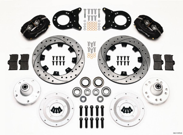 Wilwood Front Disc Kit Hd 65-69 Mustang Drilled 140-11072-D