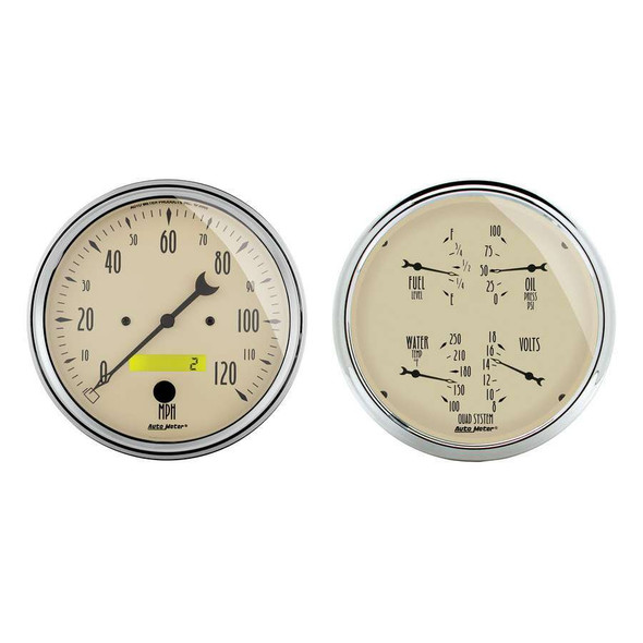 Autometer 5In A/B Quad Gauge/Speedo Kit 1803