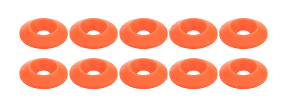 Allstar Performance Countersunk Washer Fluorescent Orange 10Pk All18699