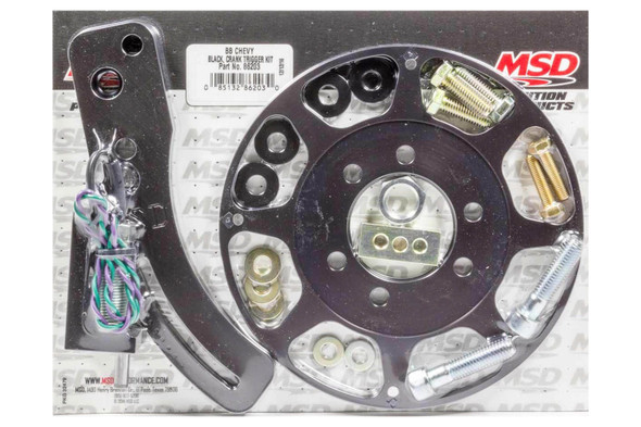 Msd Ignition Bbc Crank Trigger Kit Black 86203