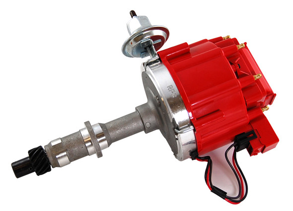 Racing Power Co-Packaged Pontiac Hei Distributor 50K Volt Coil - Red R3922