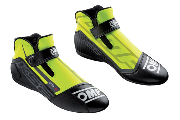 Omp Racing, Inc. Ks-2 Shoes Fluo Yello And Black Size 35 Ic/82505935