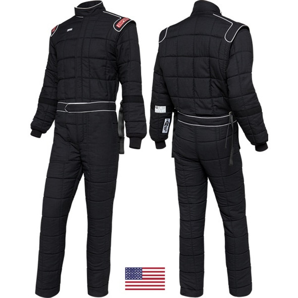 Simpson Safety Suit Black Large Drag Sfi-20 4802331