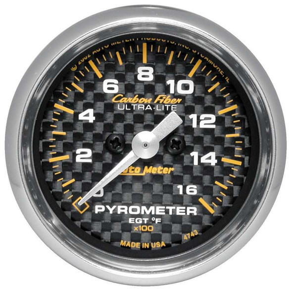 Autometer 2-1/16In C/F 1600 Degree Pyrometer 4744