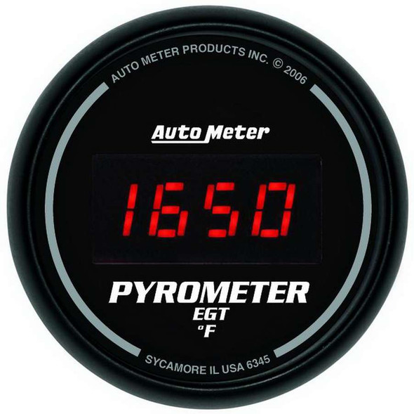 Autometer 2-1/16In Dg/B Pyrometer/ Egt Gauge 6345