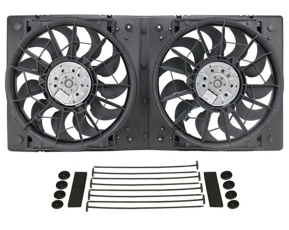 Derale 13In Dual High Output Rad Fans Puller 16928