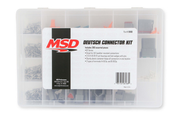 Msd Ignition Deutsch Connector Kit  8188